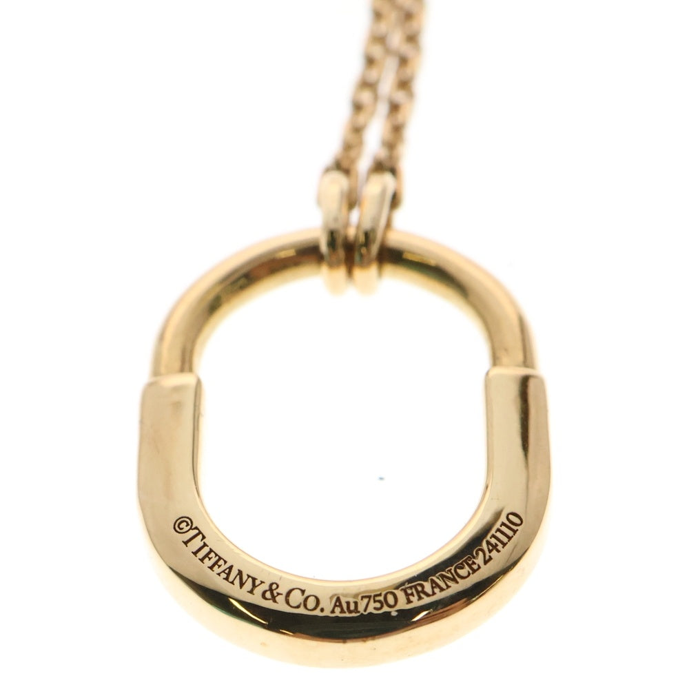 TIFFANY&Co(ティファニー) ティファニー ロック ネックレス Au750 K18 PG ピンクゴールド ペンダント