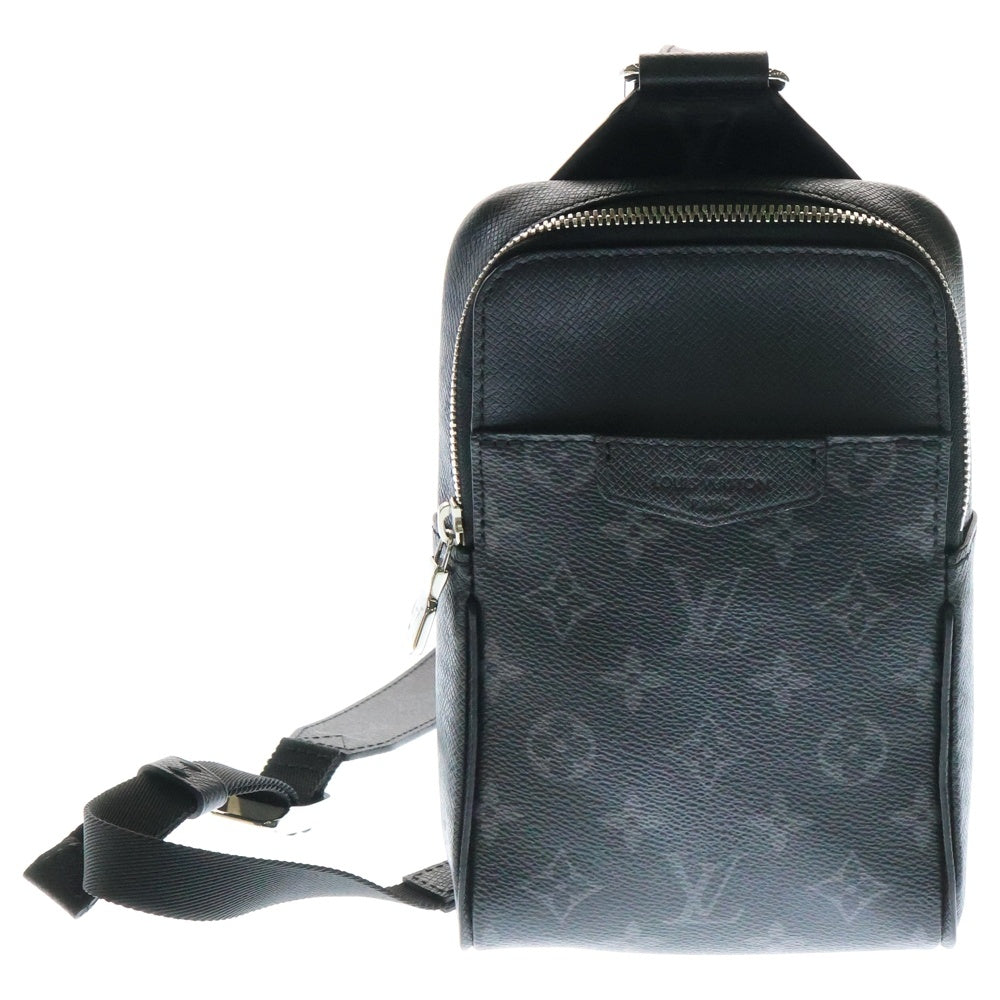 LOUIS VUITTON(ルイヴィトン) モノグラム・エクリプス タイガ アウトドアスリリングバッグ ウエストバッグ ボディバッグ ブラック シルバー金具 PVC M30741