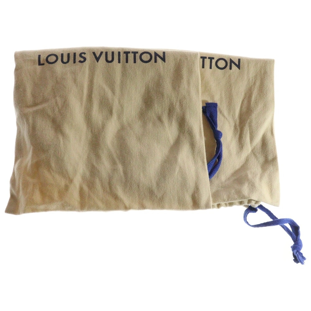 LOUIS VUITTON(ルイヴィトン) LVロゴプレート バックル レザー ドライビング フラットシューズ パンプス レッド レディース