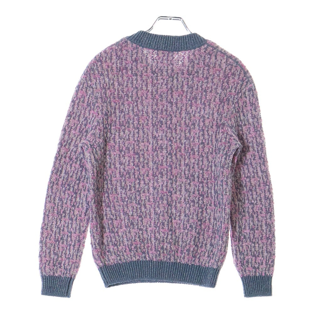 CHANEL(シャネル) ラメ クルーネック長袖ニット ココマーク ピンク P51171K06607
