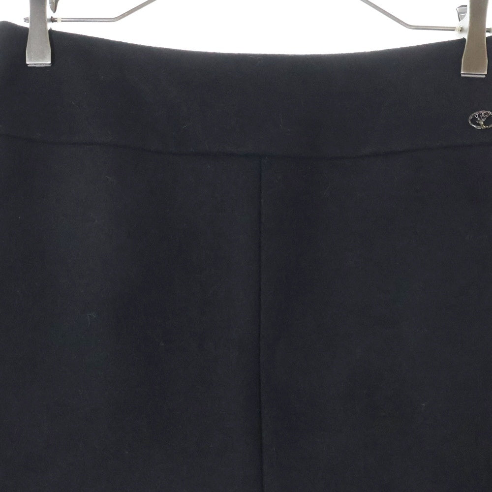 CHANEL(シャネル) 鹿マークピン ウール ミニスカート ブラック レディース P51908V38603