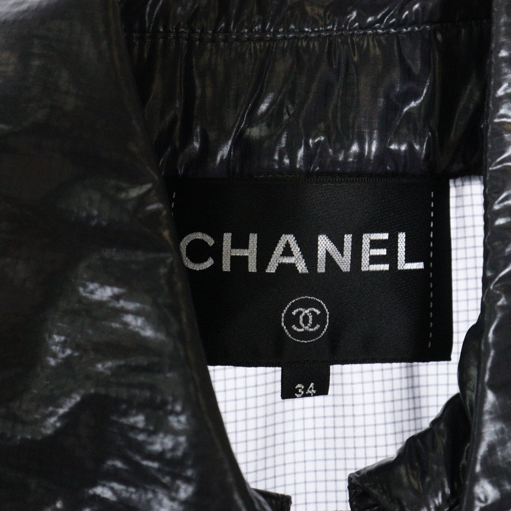 CHANEL(シャネル) ココボタン ナイロン ロングコート ネイビー P54946V41328