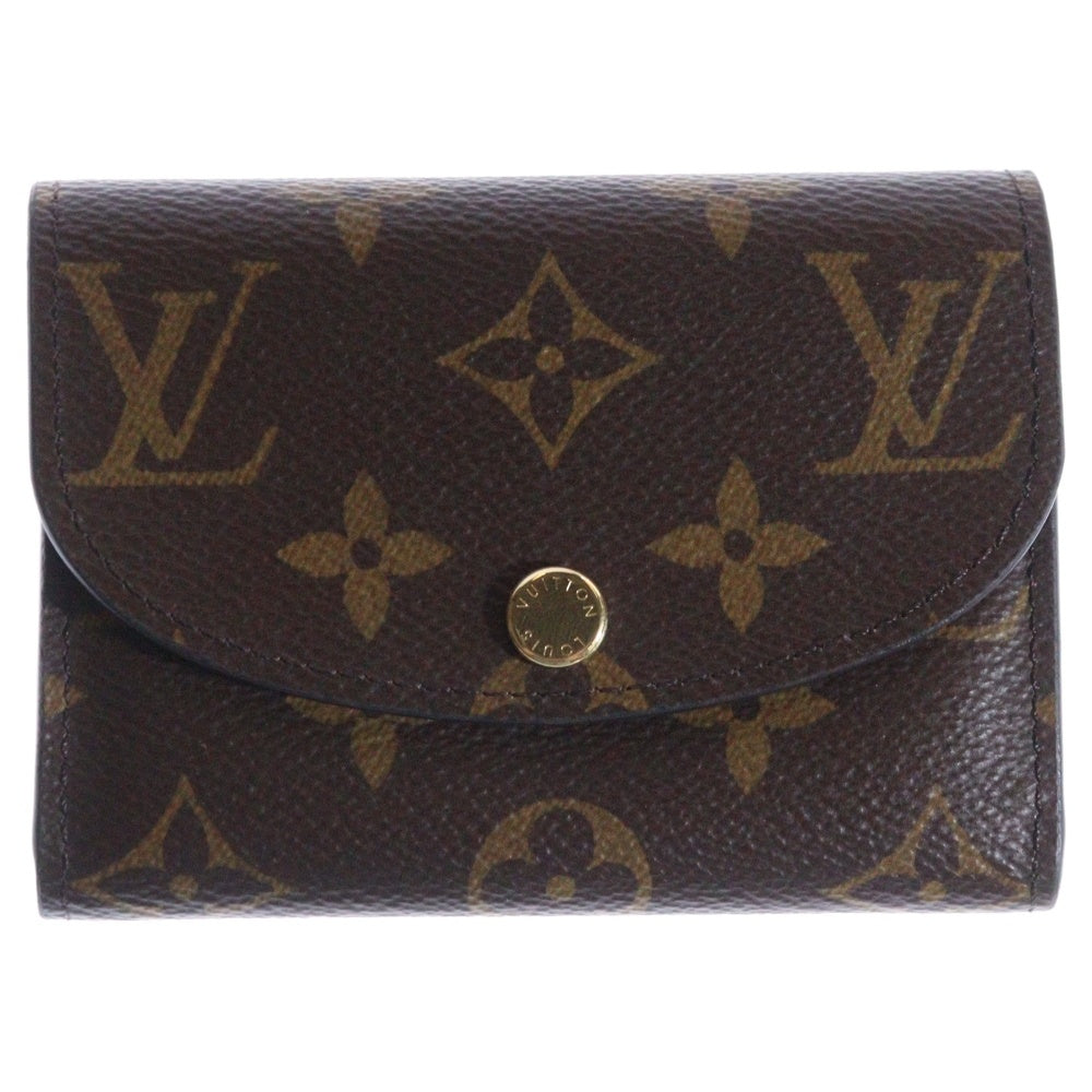 LOUIS VUITTON(ルイヴィトン) モノグラム ポルトモネロザリ フューシャ コインケース 財布 小物入れ ブラウン×ピンク PVC ゴールド金具 M41939