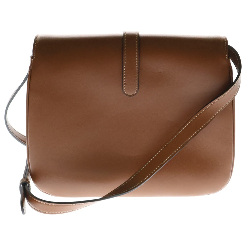 CELINE(セリーヌ) タブー ショルダーバッグ 斜め掛けバッグ ゴールド金具 ブラウン レザー