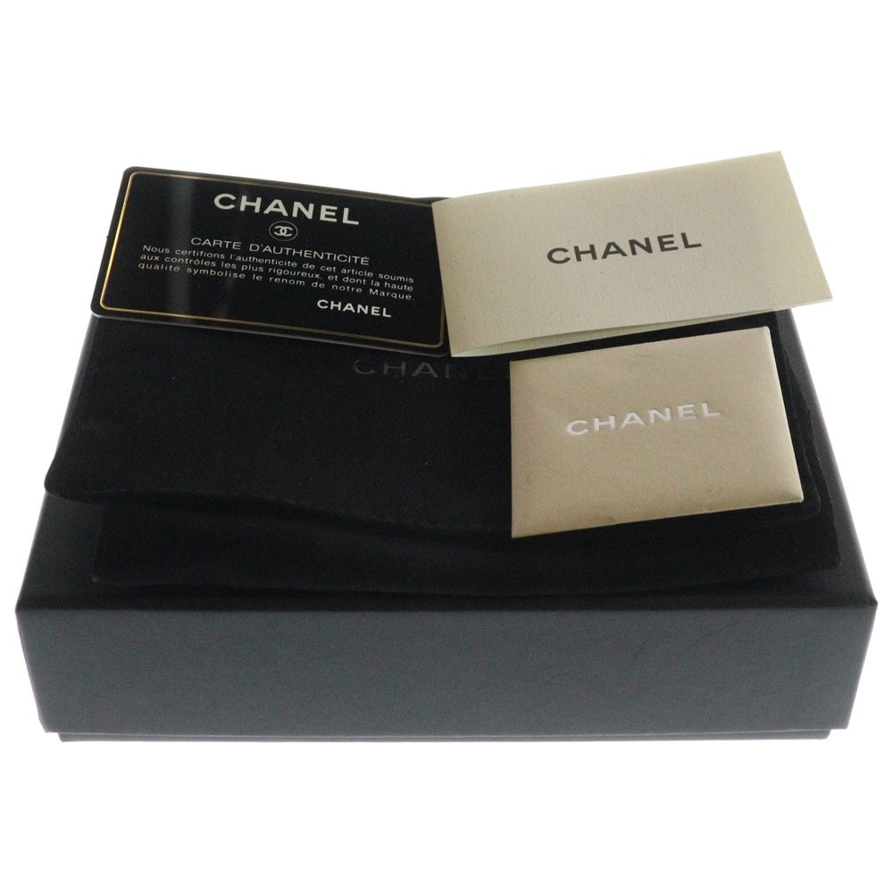 CHANEL(シャネル) マトラッセ コインケース コンパクトウォレット 三つ折り財布 シルバー金具 ピンク ラムスキン シール