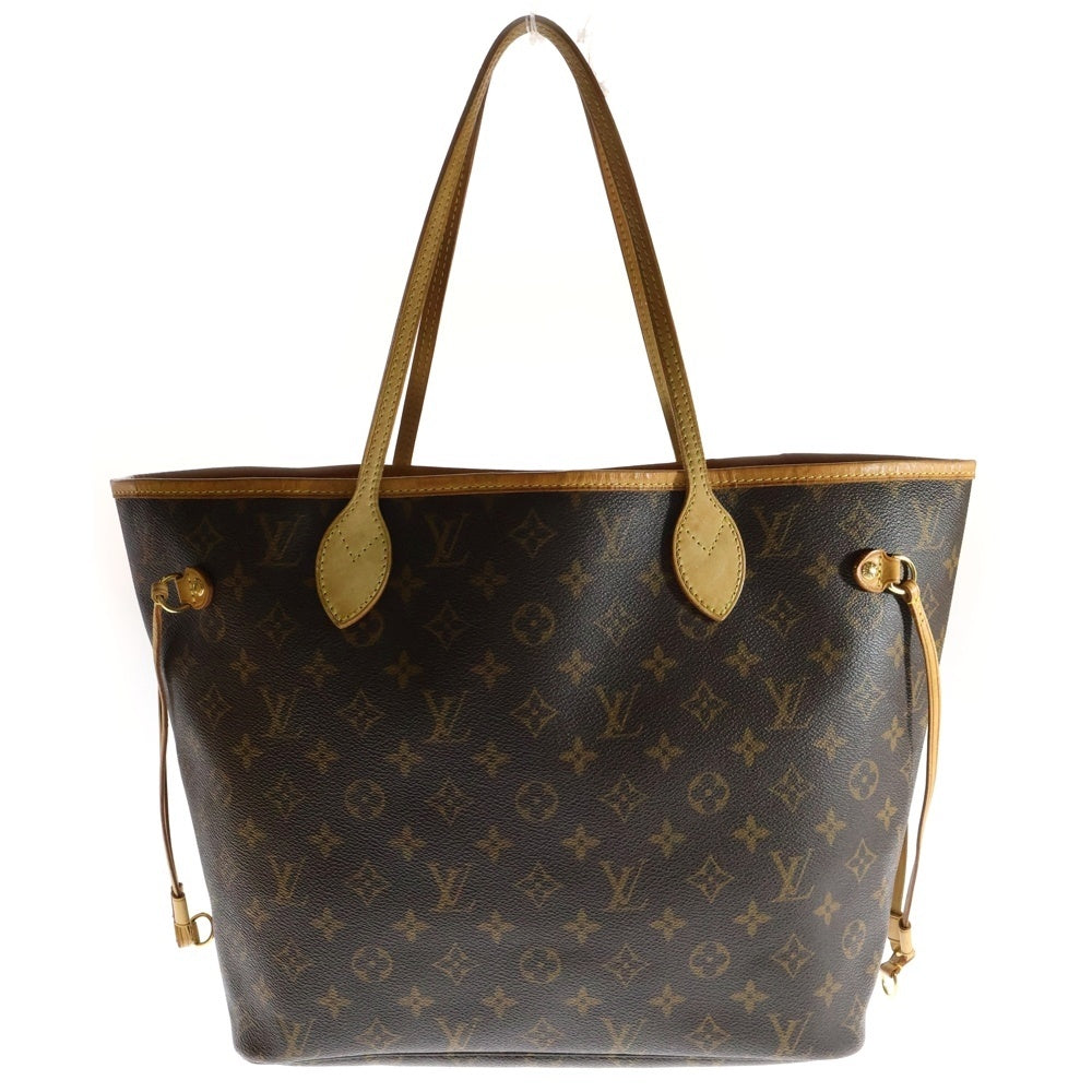 LOUIS VUITTON(ルイヴィトン) モノグラム ネヴァーフルMM トートバッグ ハンドバッグ ブラウン ゴールド金具 レザー×PVC M40156