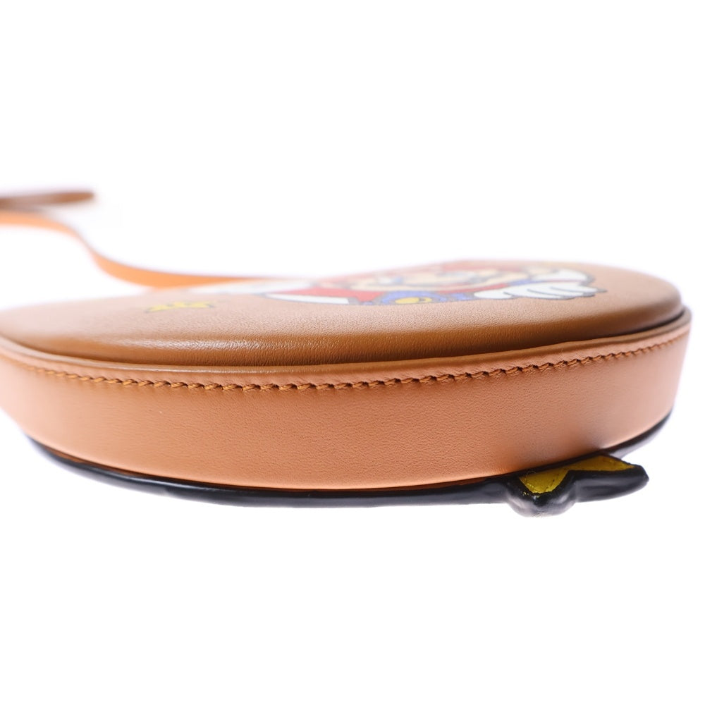 LOEWE(ロエベ) 世界50個限定 スーパーマリオ ヒールポーチスモール ショルダーバッグ ショルダーポシェット ブラウン