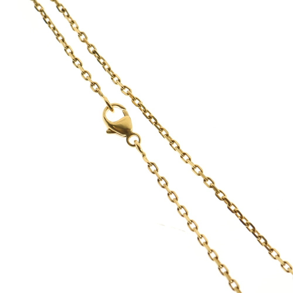 HERMES(エルメス) オーケリー ネックレス ペンダント パドロック ゴールド×ブルー D刻印