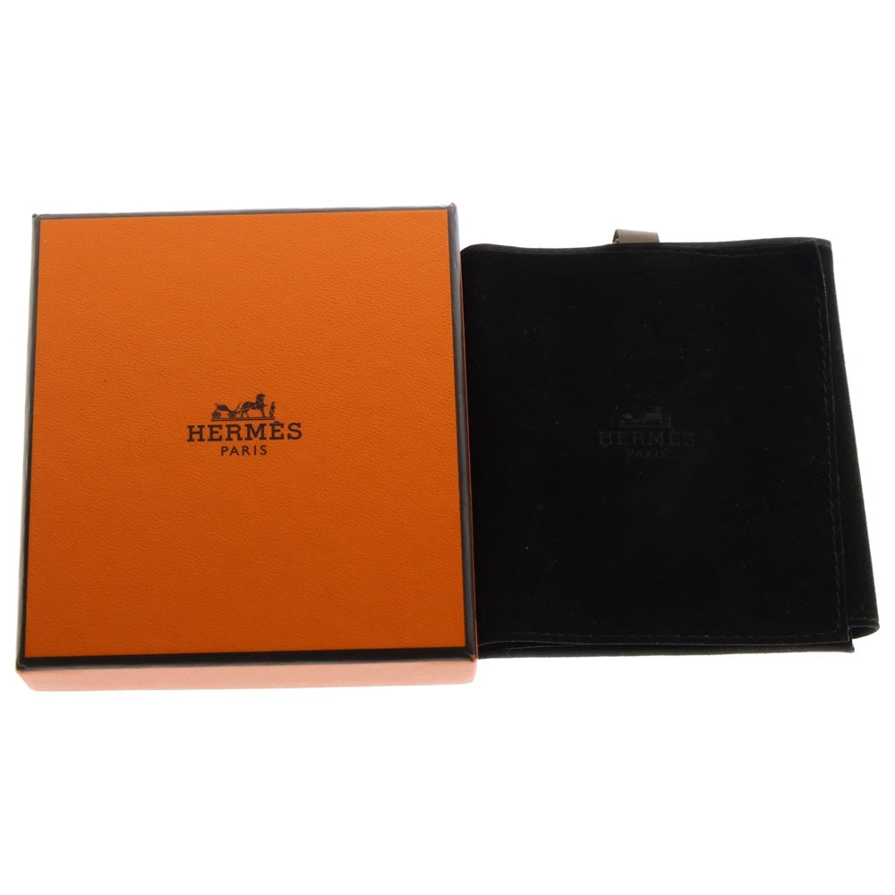 HERMES(エルメス) オーケリー ネックレス ペンダント パドロック ゴールド×ブルー D刻印