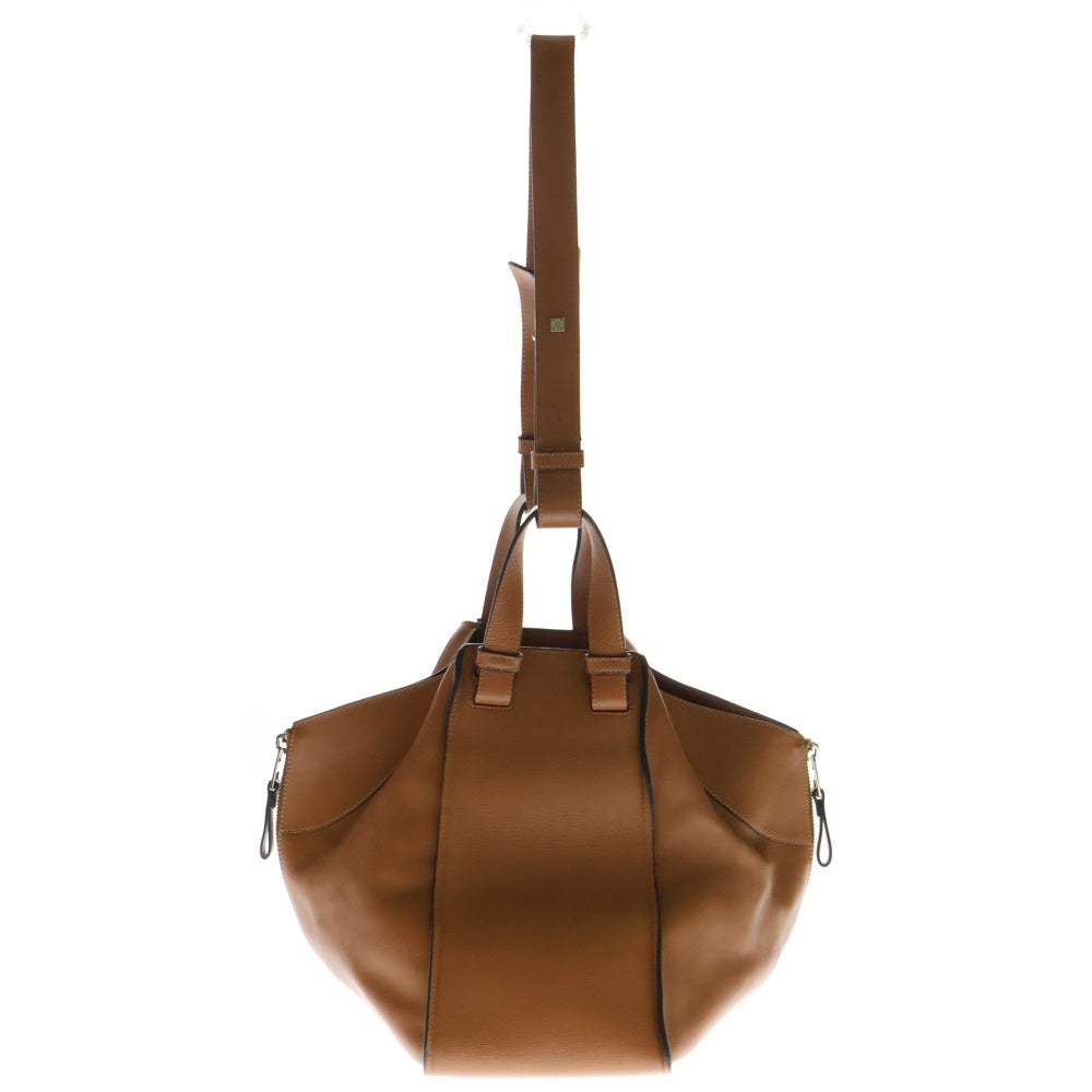 LOEWE(ロエベ) ハンモック ミディアム 2WAYバッグ ショルダーバッグ ハンドバッグ ゴールド金具 ブラウン レザー