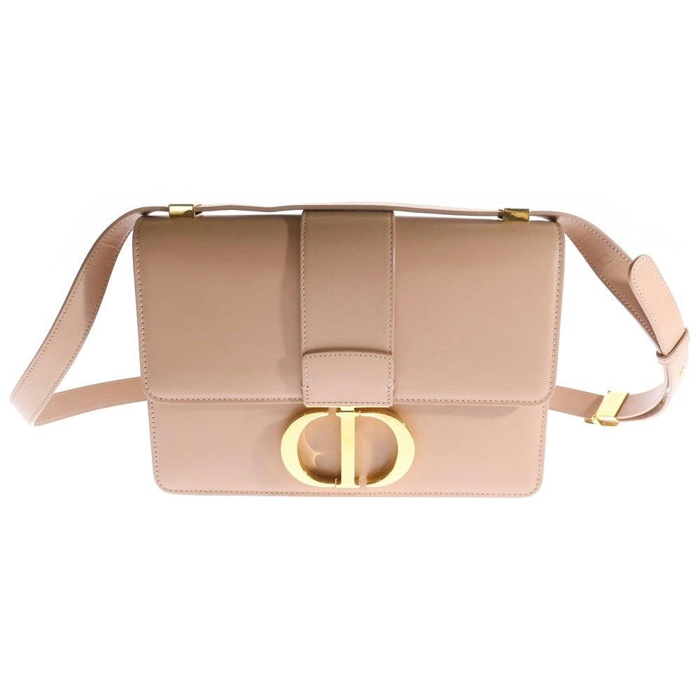 Christian Dior(クリスチャンディオール) モンテーニュ 30 ショルダーバッグ ピンク レザー ゴールド金具