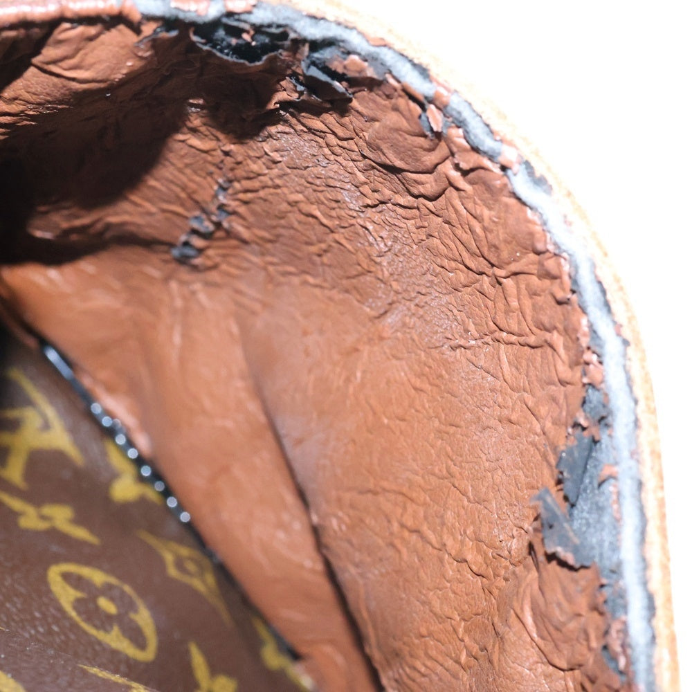 LOUIS VUITTON(ルイヴィトン) モノグラム ダヌーブ ショルダーバッグ ミニバッグ ブラウン ゴールド金具 レザー×PVC M45266