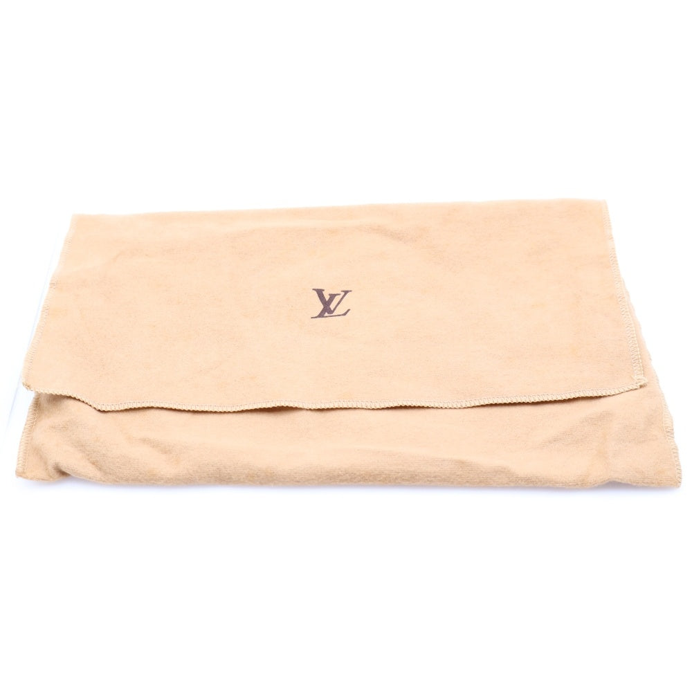 LOUIS VUITTON(ルイヴィトン) ポシェットアクセソワール ダミエ エベヌ PVC レザー アクセサリーポーチ ハンドバッグ ゴールド金具 ブラウン N51985