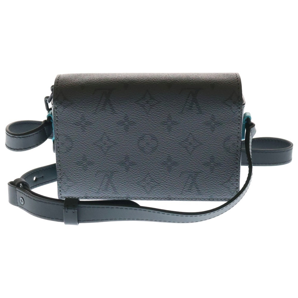 LOUIS VUITTON(ルイヴィトン) スティーマー ウェアラブル ウォレット モノグラム エクリプス リバース キャンバス PVC レザー ショルダー クロスボディ バッグ ブラック金具 M11496