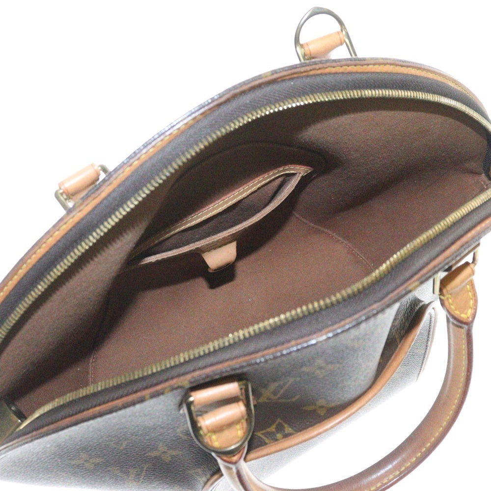 LOUIS VUITTON(ルイヴィトン) モノグラム エリプスPM ハンドバッグ ブラウン ゴールド金具 レザー×PVC M51127