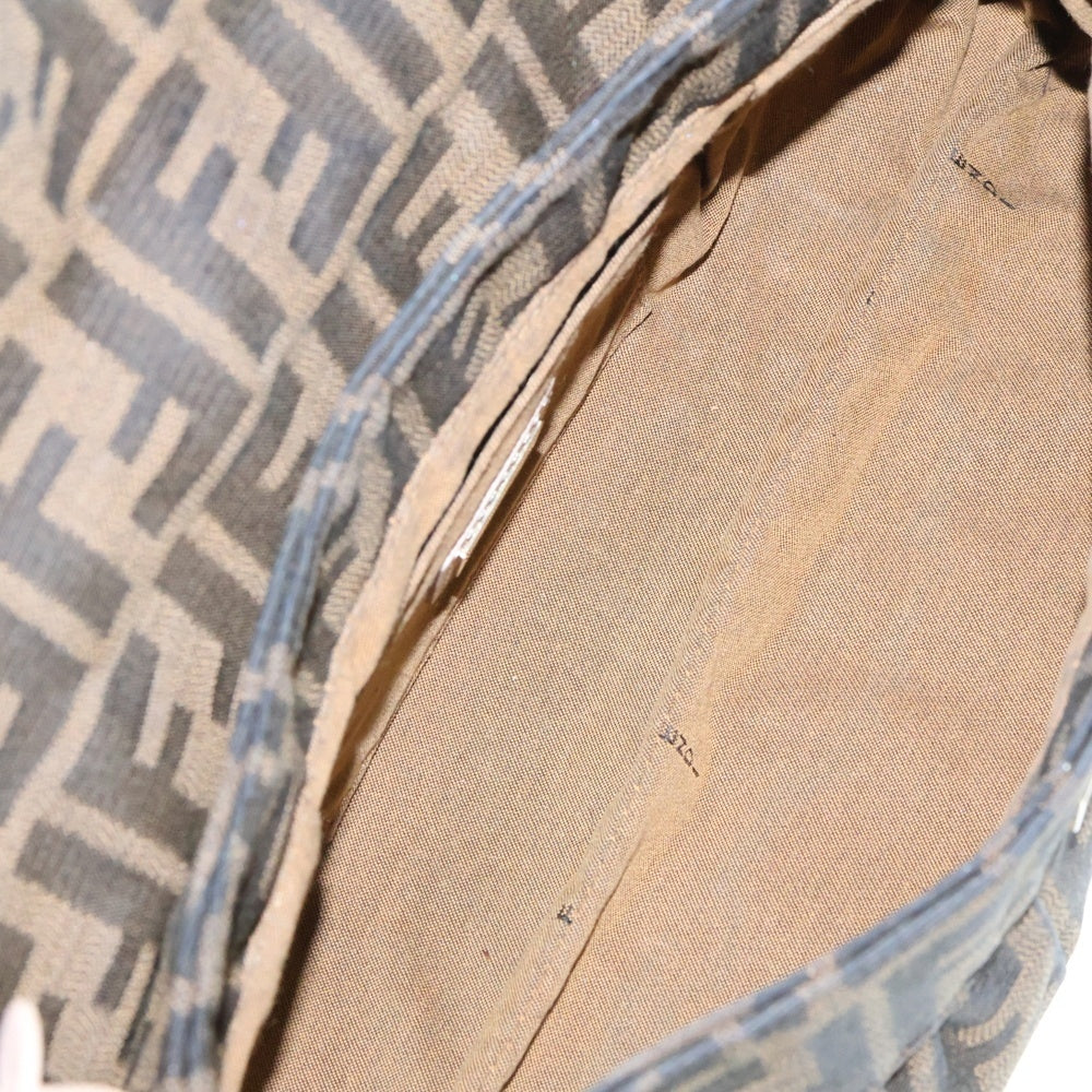 FENDI(フェンディ) ズッカ ワンショルダーバッグ ブラウン×ピンク キャンバス×レザー