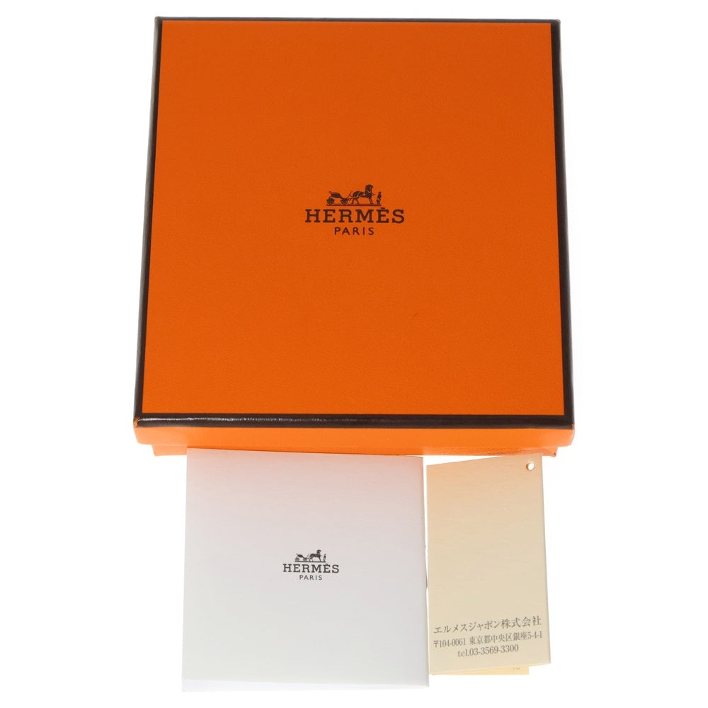 HERMES(エルメス) バッファローホーン ブーツモチーフ ネックレス ゴールド ブルー ペンダント