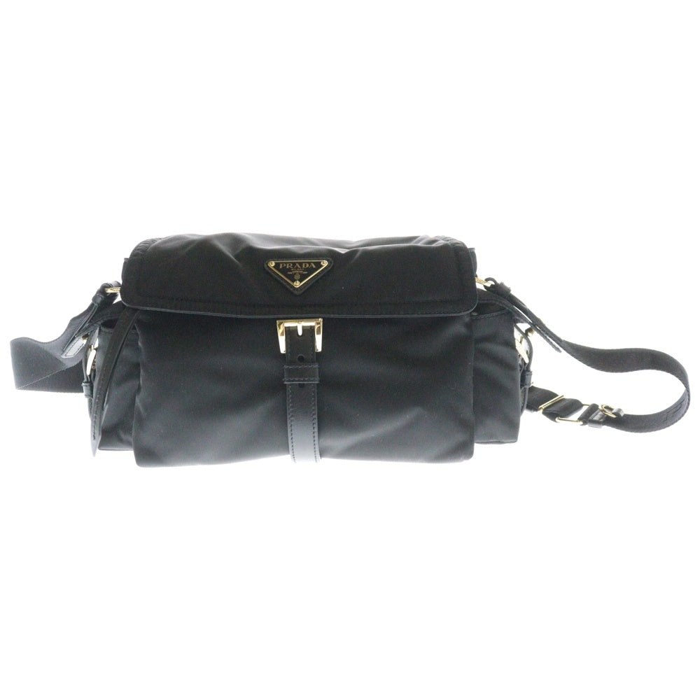 PRADA(プラダ) エクスプローラ ミディアム ショルダーバッグ ブラック ナイロン 1BD394