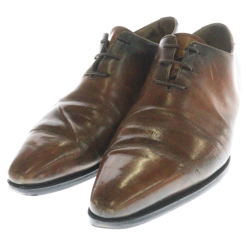 Berluti(ベルルッティ) アレッサンドロ プレーントゥ レースアップ ドレスシューズ ブラウン