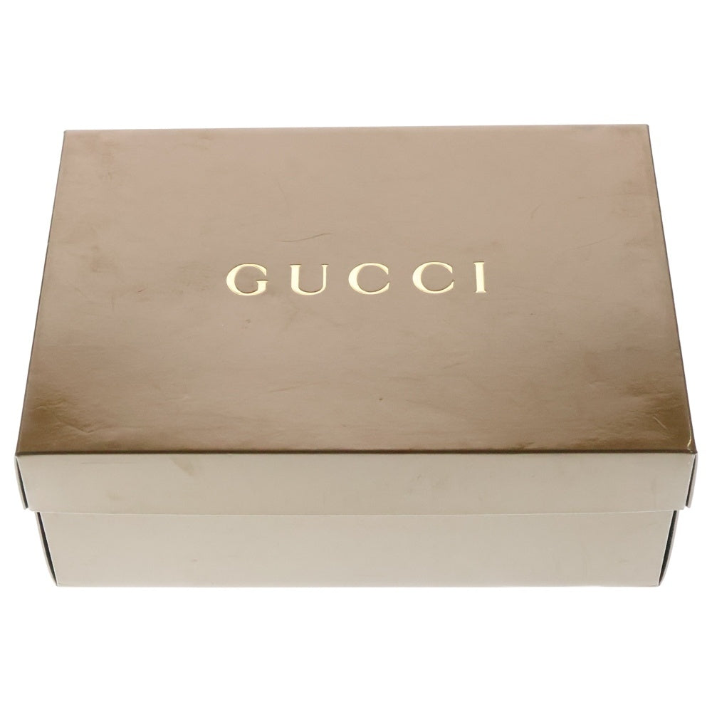 GUCCI(グッチ) ヒステリア エンブレム ロゴプレート パテントレザー クラッチ セカンド ハンドバッグ ゴールド金具 ブラック 197015