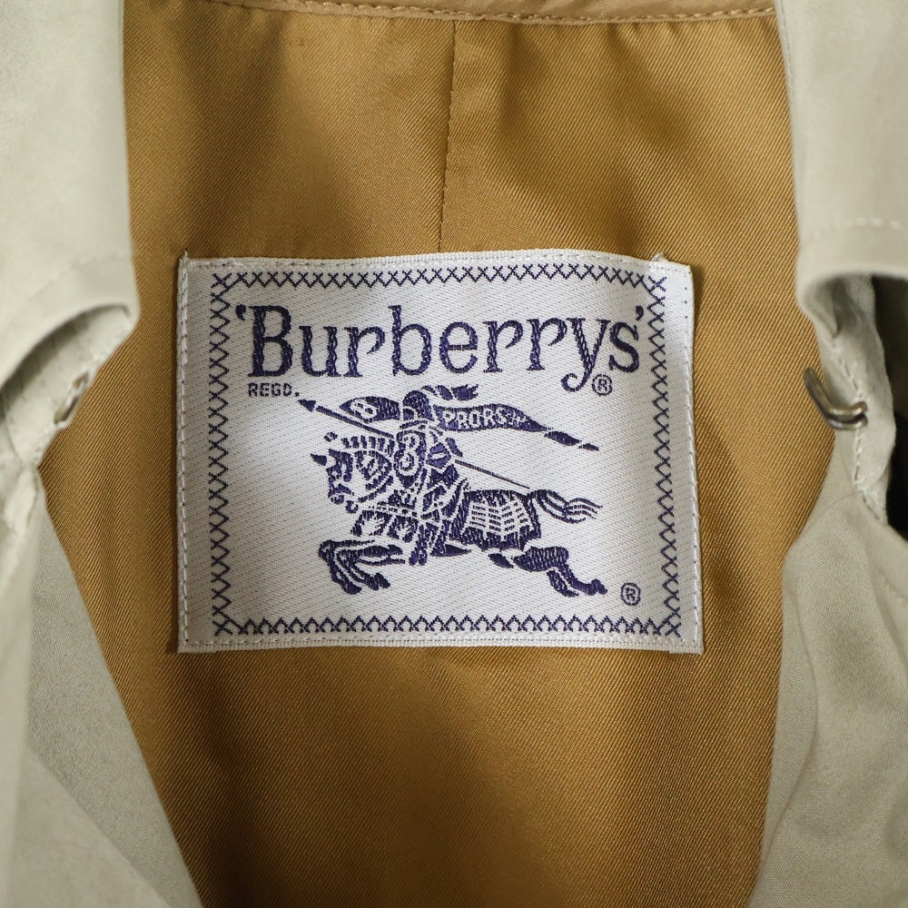 BURBERRYS(バーバリーズ) ノバチェック総柄 ライナー付き トレンチ ロングコート ベージュ