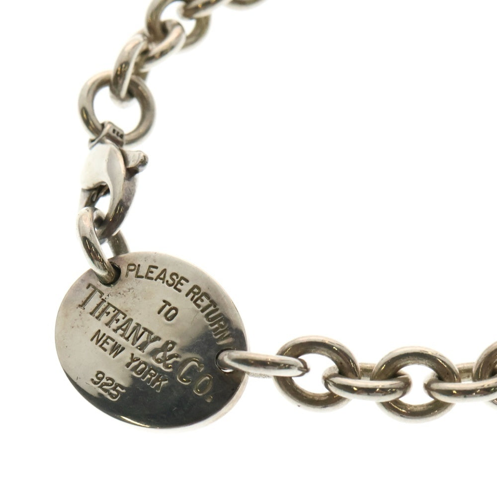 TIFFANY & Co.(ティファニー) リターントゥ オーバルタグ チェーン ペンダント ネックレス シルバー