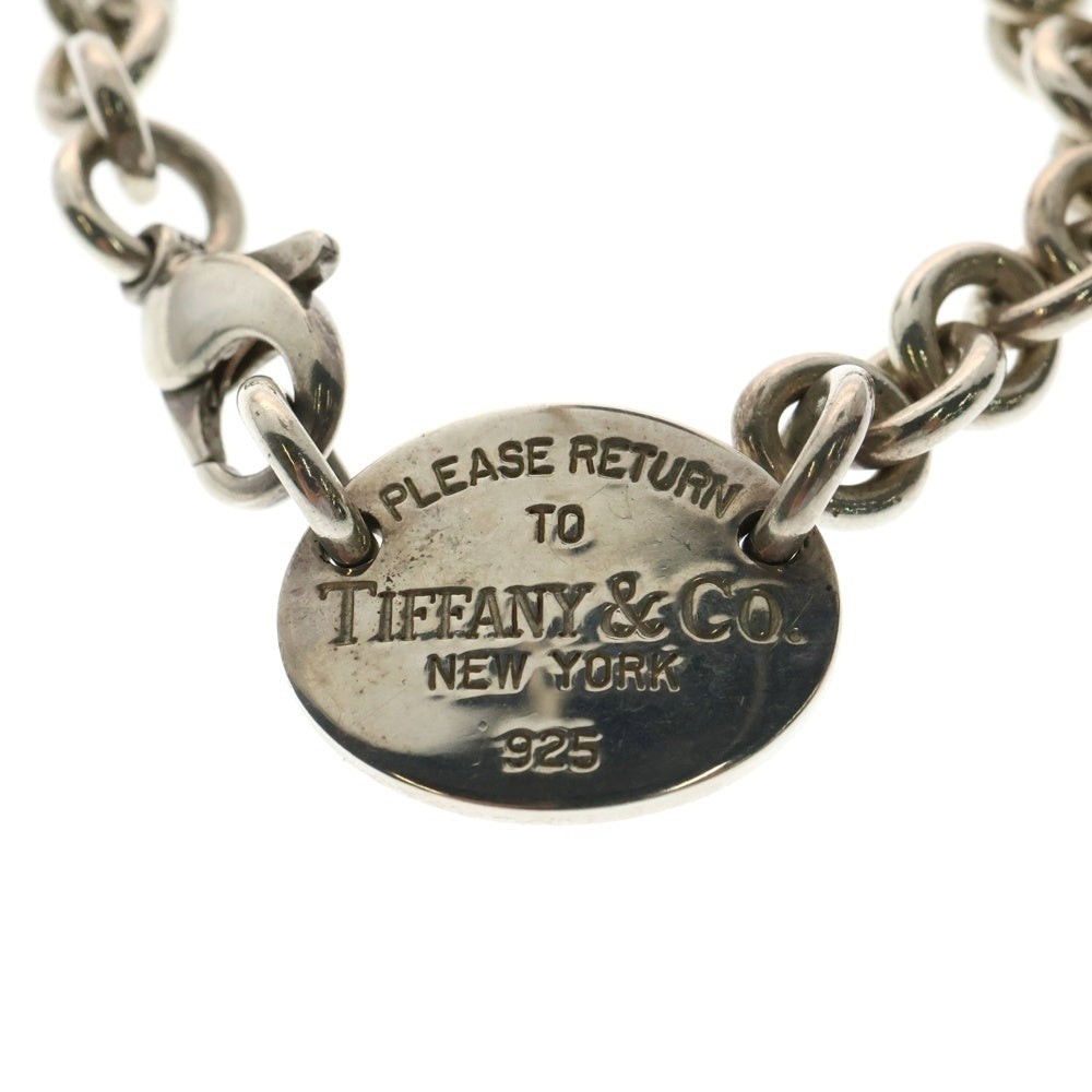 TIFFANY & Co.(ティファニー) リターントゥ オーバルタグ チェーン ペンダント ネックレス シルバー