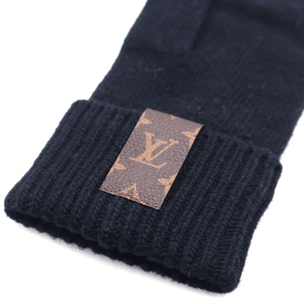 LOUIS VUITTON(ルイヴィトン) LV マイユ グローブ メダリオン 手袋 ブラック×ホワイト M79307