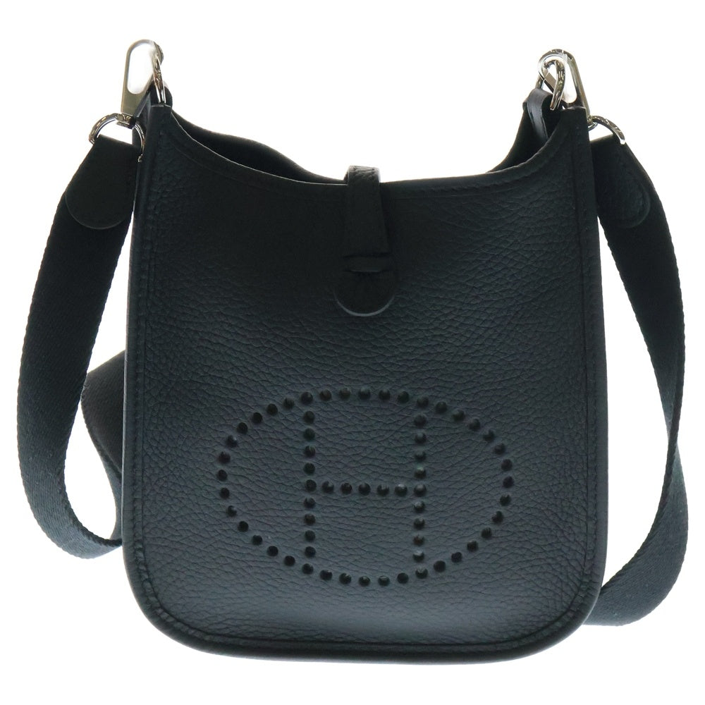 HERMES(エルメス) エブリンTPM ブラック トリヨンクレマンス K刻印 シルバー金具 ショルダーバッグ