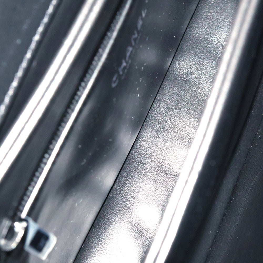 CHANEL(シャネル) トレンディCC トップハンドルXS ブラック ラムスキン ブラック金具 チェーン ショルダーバッグ A92236