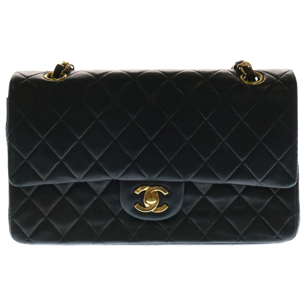 CHANEL ラムスキン マトラッセ 人気サイズ25 ゴールド金具 マトラッセ シャネル マトラッセ25 ランダムシリアル ラムスキン