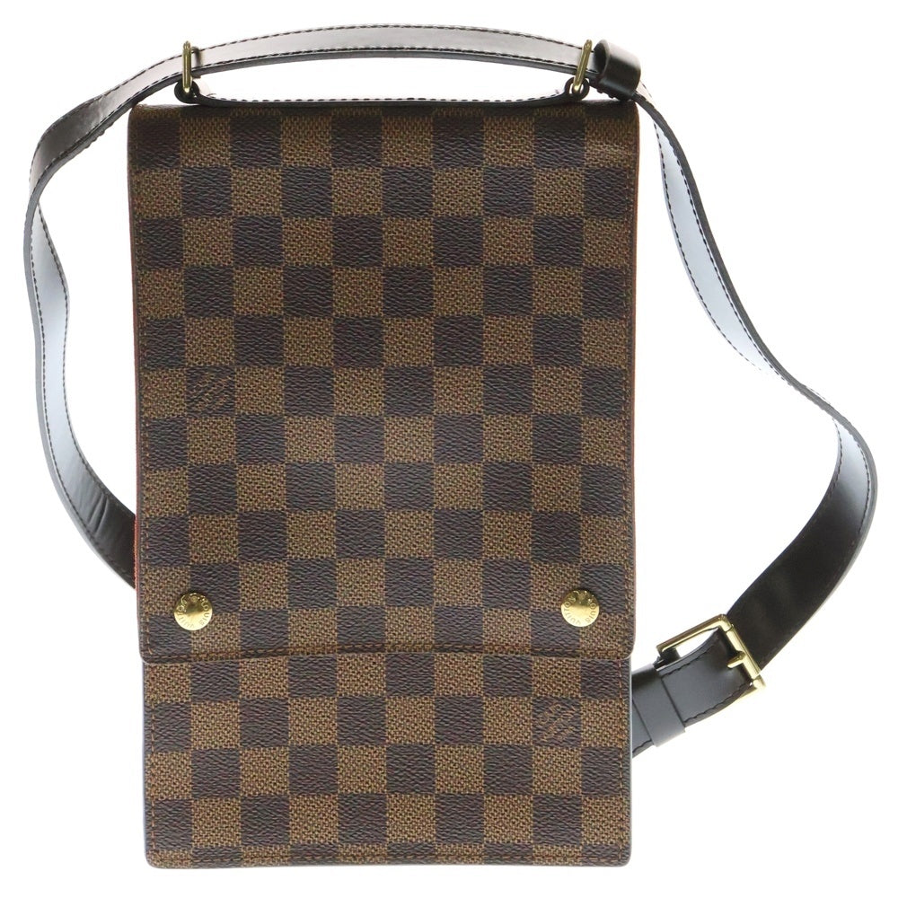 本日限定値下!LOUIS VUITTON ポートベロー ダミエ ショルダーバッグ LOUIS VUITTON(ルイヴィトン) ダミエ ポートベロー ブラウン PVC