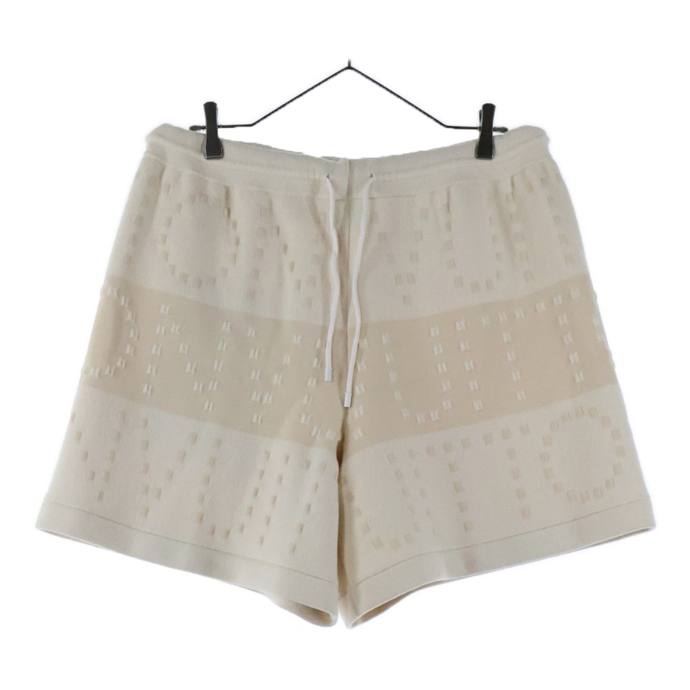 LOUIS VUITTON(ルイヴィトン) 23SS ロゴジャガード ウールニット ショート ハーフパンツ ショーツ ベージュ RW231W U39 FOKP17