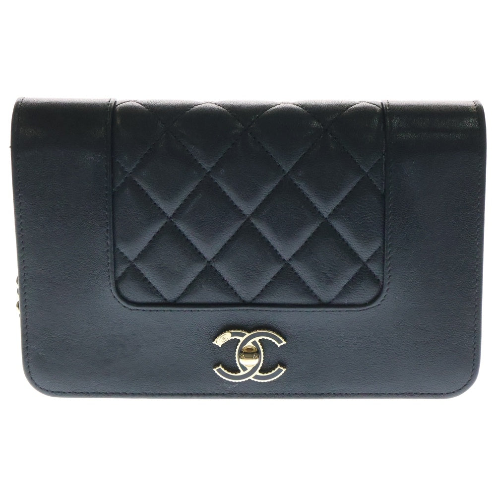 CHANEL(シャネル) ココマーク マドモアゼル ラムスキン レザー