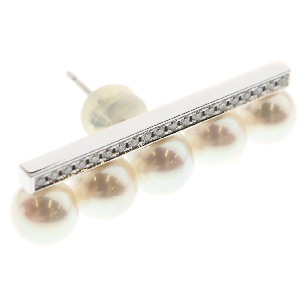 TASAKI(タサキ) バランスプラス パール ダイヤモンド ピアス ホワイトゴールド 750WG E-4464-18KWG ジュエリー アクセサリー