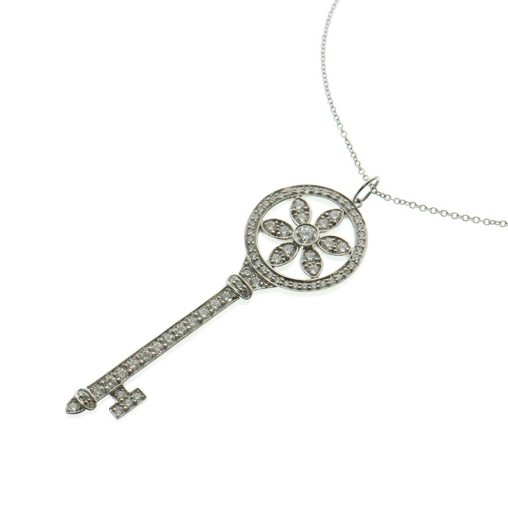 TIFFANY&Co(ティファニー) デイジーキー フルダイヤ ネックレス ペンダント Pt950 プラチナ ジュエリー