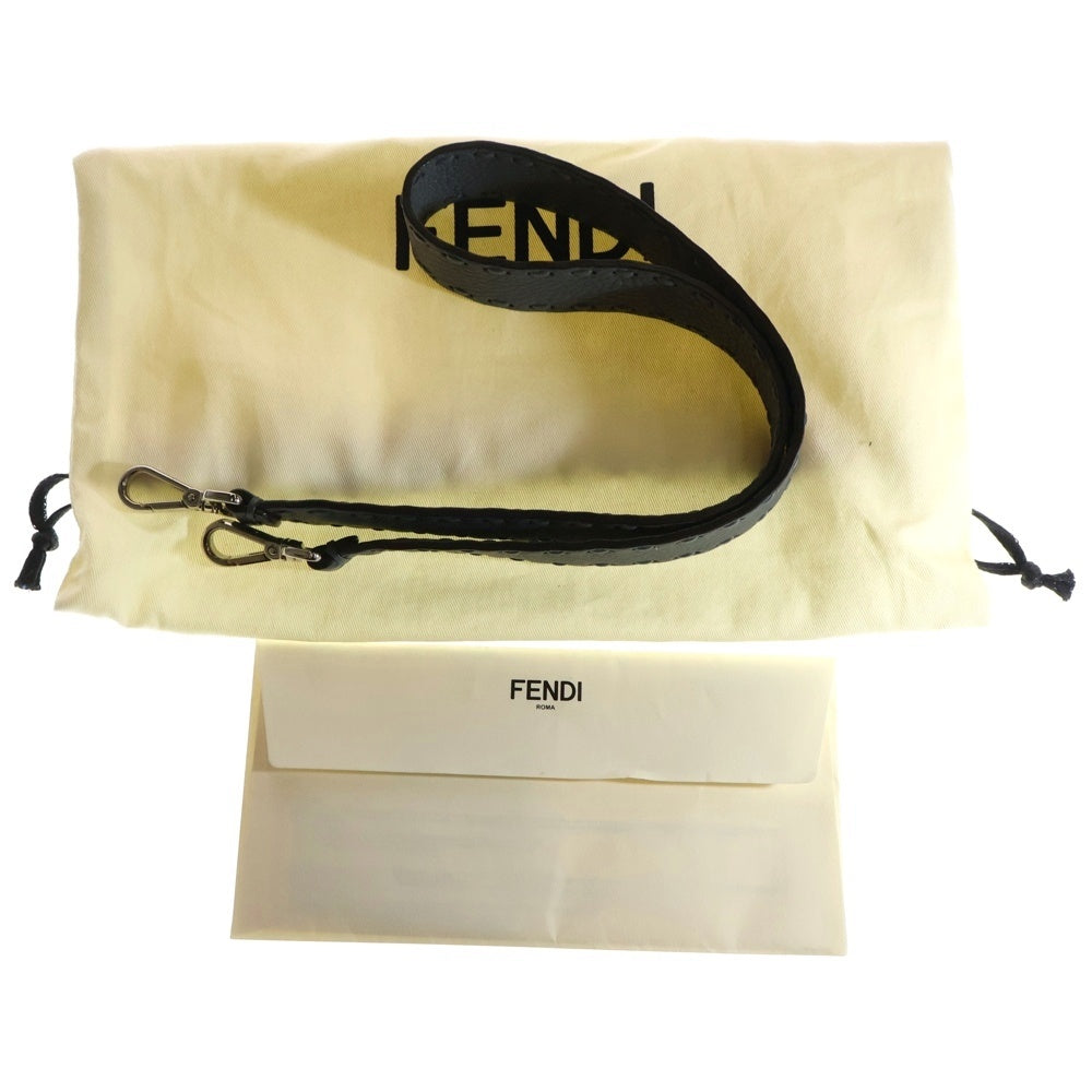 FENDI(フェンディ) マンマバケット セレリア 2WAY ハンドバッグ ショルダーバッグ グレー レザー 8BR600