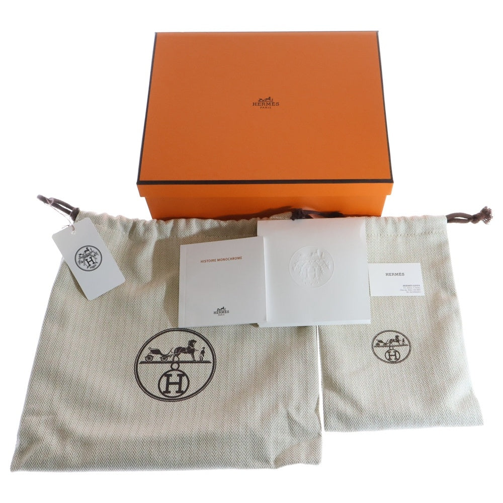 HERMES(エルメス) エブリンTPM アマゾン エトゥープ ブルーインディゴ トリヨンクレマンス レザー ショルダーバッグ ゴールド金具 ブラウン/ベージュ W刻印