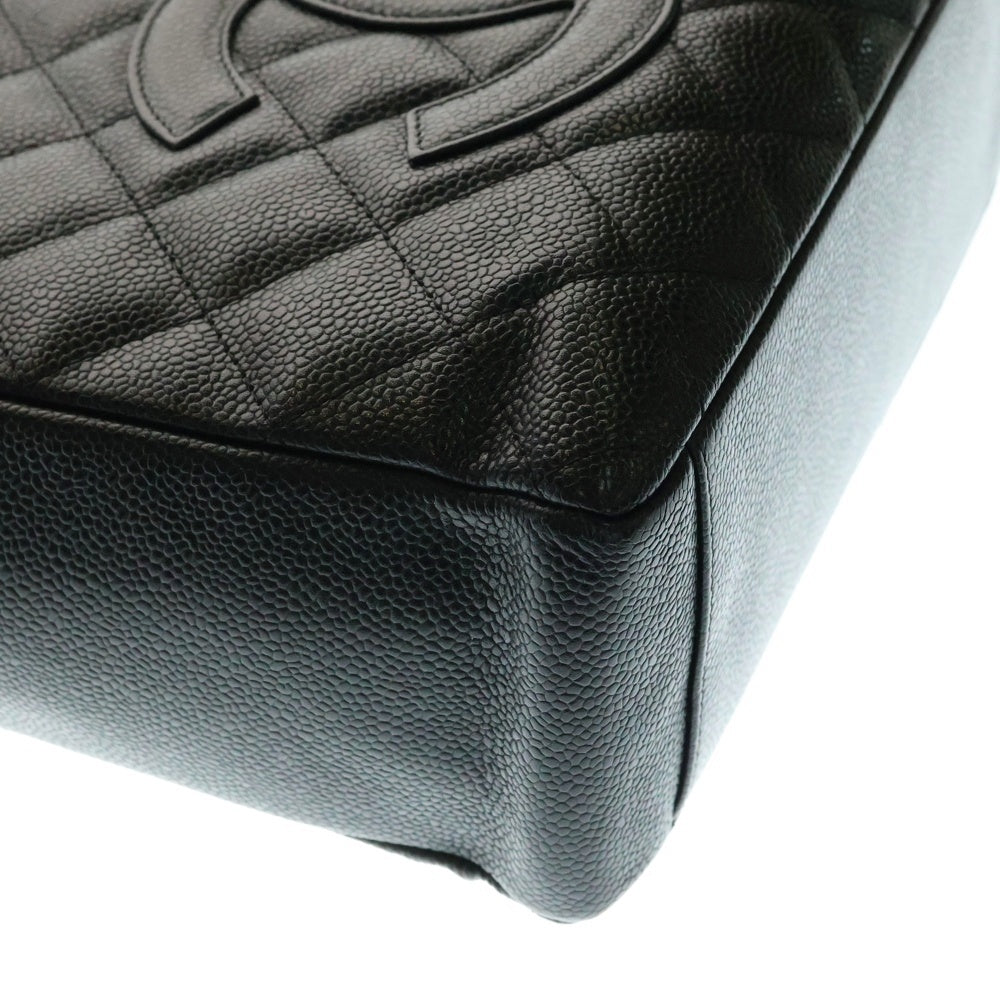 CHANEL(シャネル) マトラッセ PST キャビアスキン チェーンレザートートバッグ ゴールド金具 A50994