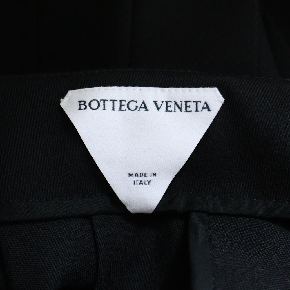 BOTTEGA VENETA(ボッテガヴェネタ) 21AW ラップデザイン プリーツ ミニスカート ブラック レディース 688744
