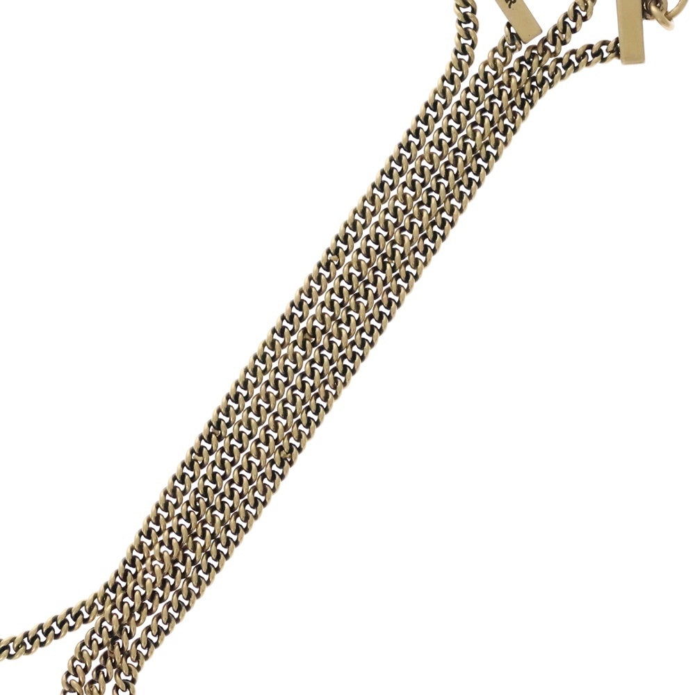 DIOR(ディオール) J'ADIOR 2連 ロゴトップ チョーカー GP ゴールド ネックレス