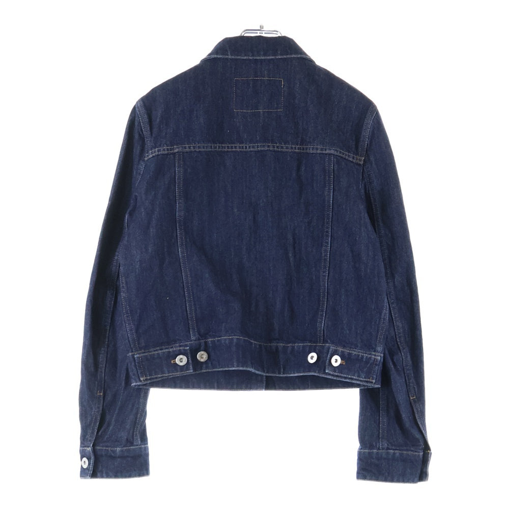 miumiu(ミュウミュウ) アップリケビーズ刺繡デニムジャケット インディゴブルー レディース GWB032 1PGW