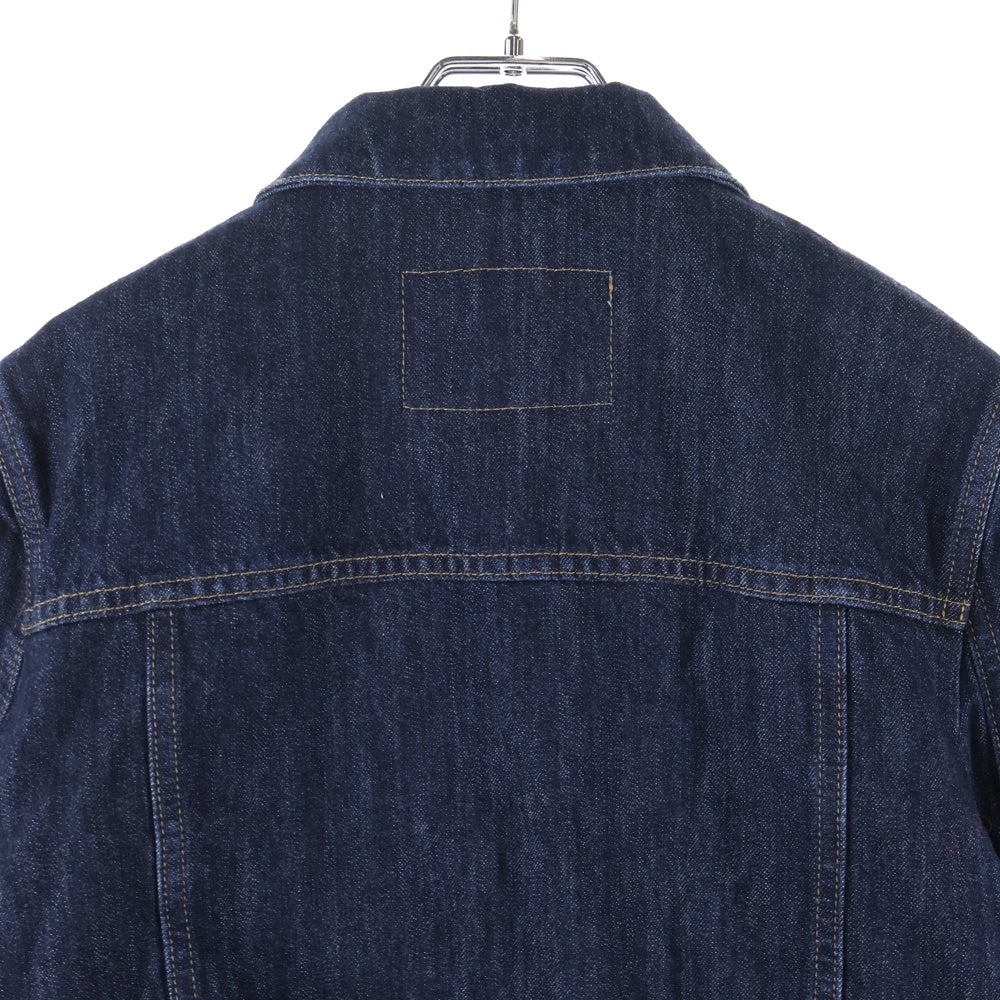 miumiu(ミュウミュウ) アップリケビーズ刺繡デニムジャケット インディゴブルー レディース GWB032 1PGW