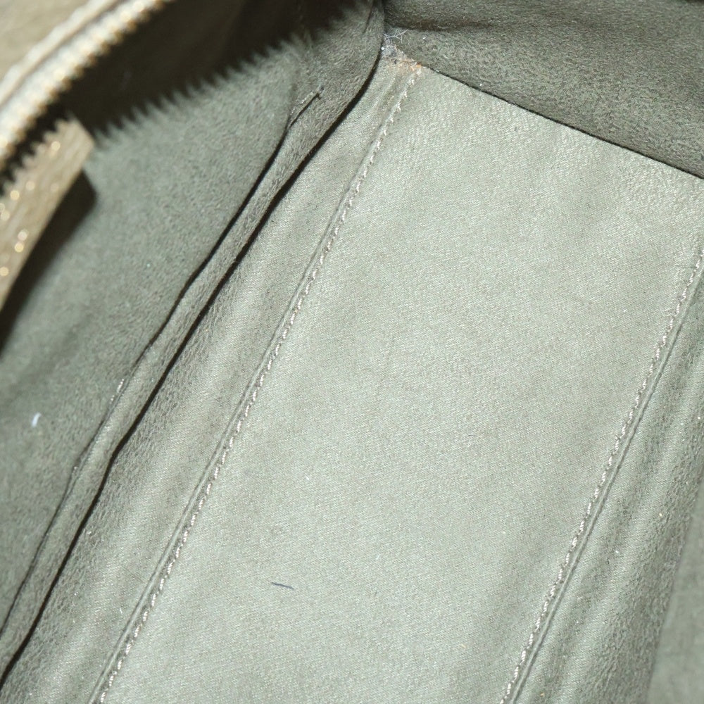 CELINE(セリーヌ) ラゲージ ナノ 2WAYバッグ ハンドバッグ ミニトートバッグ ショルダーバッグ カーキ レザーゴールド金具