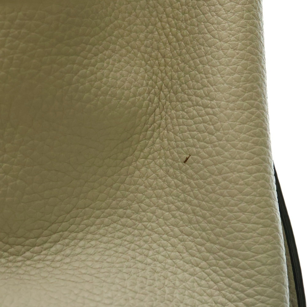 LOEWE(ロエベ) ハンモック スモール 2WAYバッグ ハンドバッグ ショルダーバッグ ホワイト シルバー金具 レザー