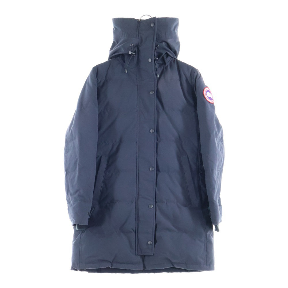 CANADA GOOSE(カナダグース) SHELBURNE PARKA シェルバーン パーカー フーデッド ジップアップ ダウン ロングジャケット コート ネイビー レディース 3802LA