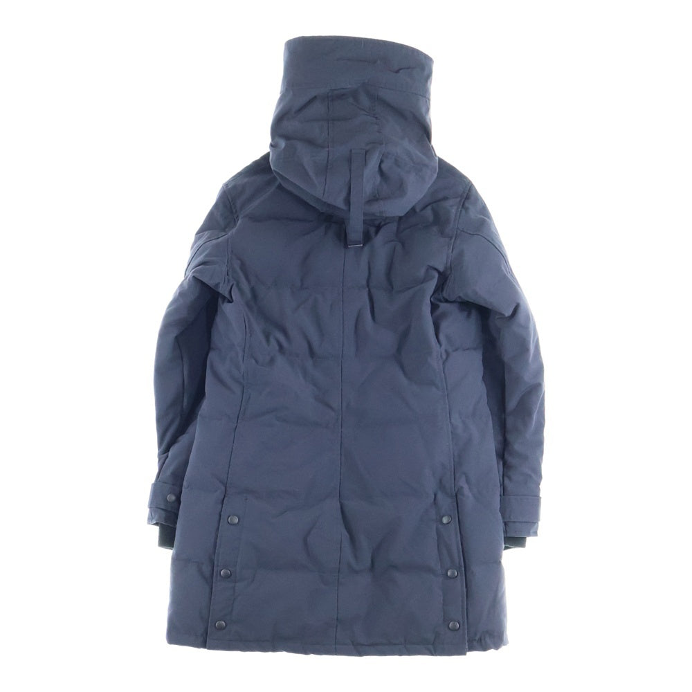 CANADA GOOSE(カナダグース) SHELBURNE PARKA シェルバーン パーカー フーデッド ジップアップ ダウン ロングジャケット コート ネイビー レディース 3802LA