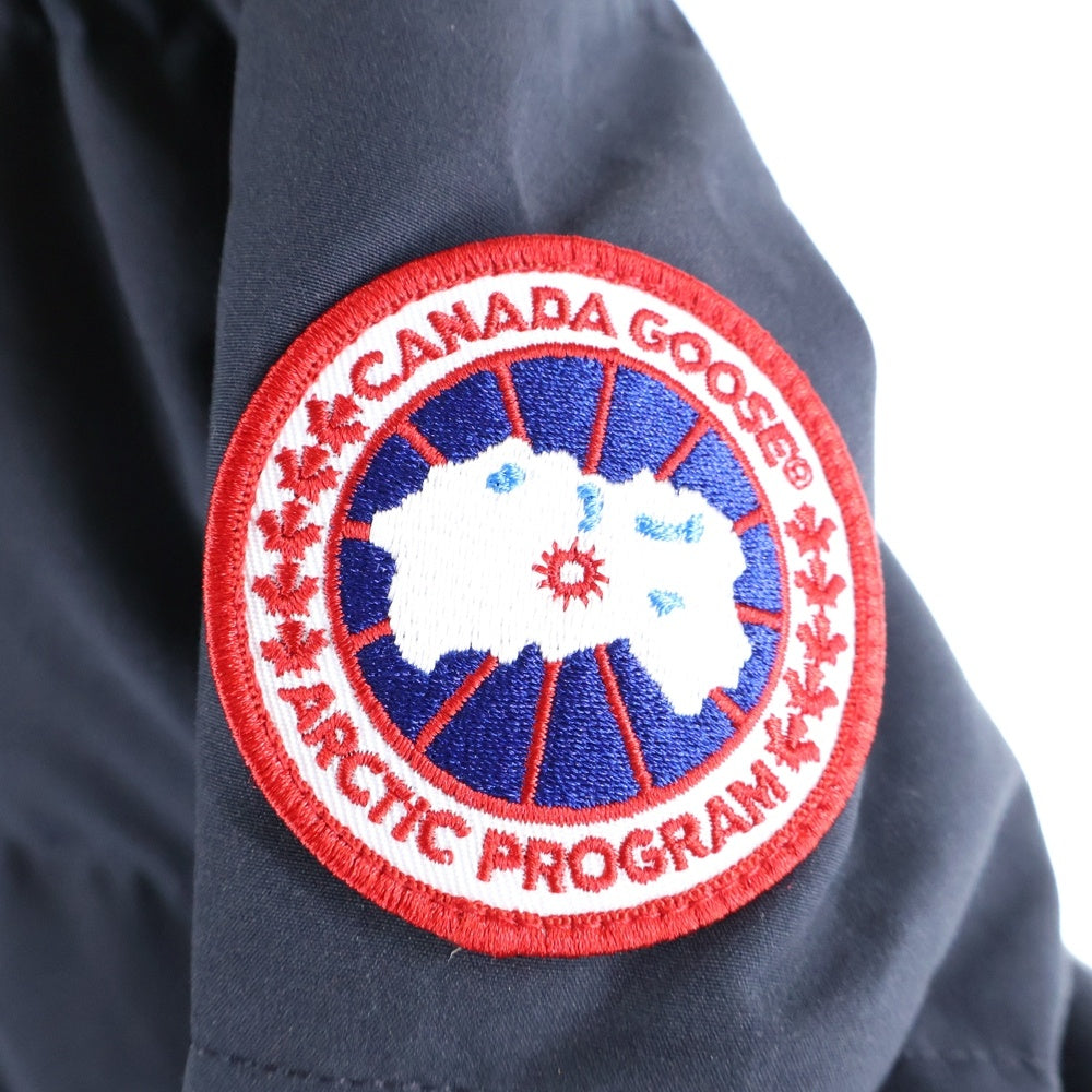 CANADA GOOSE(カナダグース) SHELBURNE PARKA シェルバーン パーカー フーデッド ジップアップ ダウン ロングジャケット コート ネイビー レディース 3802LA