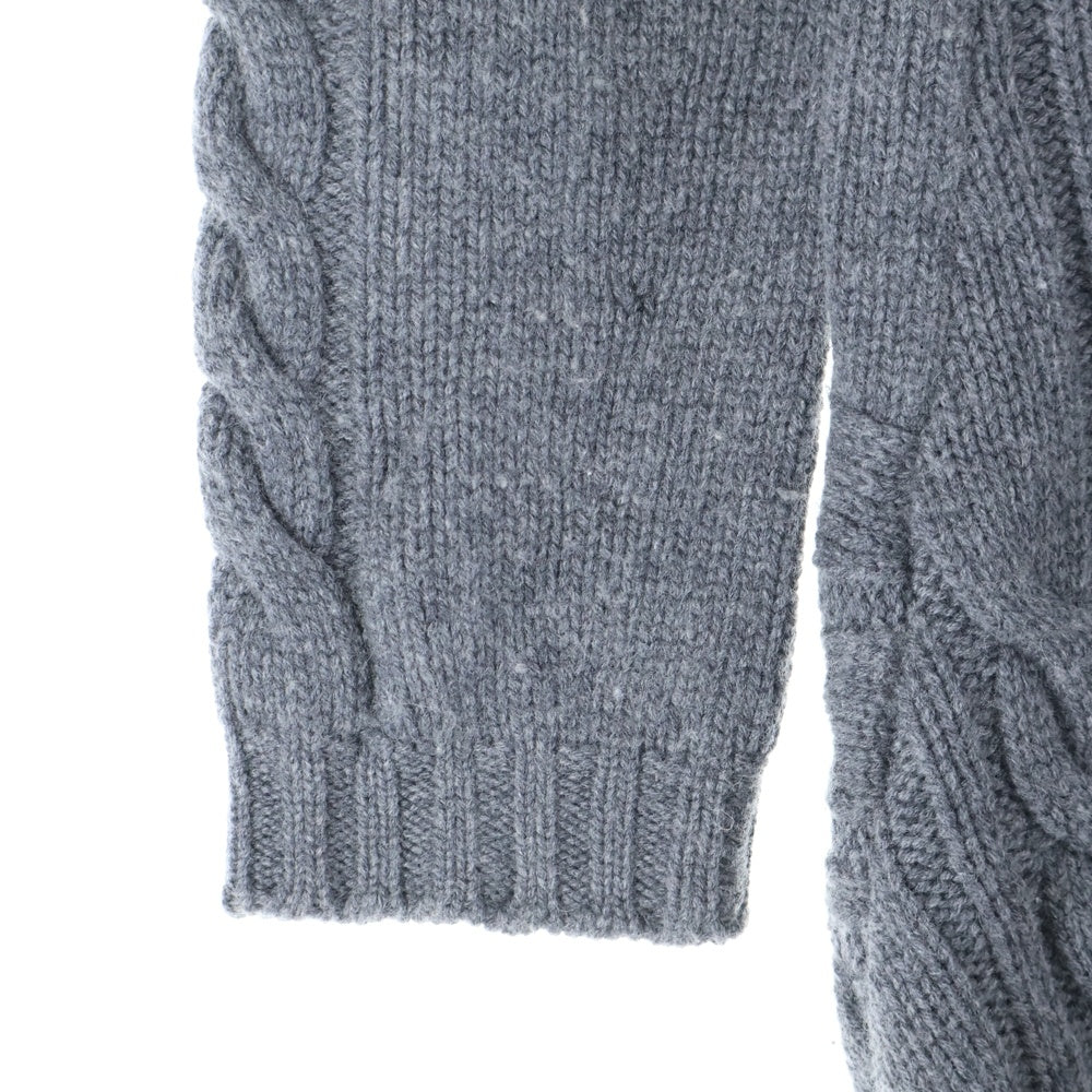 Max Mara(マックスマーラ) DRESS ARTE カシミヤ混 ウール タートルネック ニット ドレス ワンピース セーター グレー レディース 2421326033
