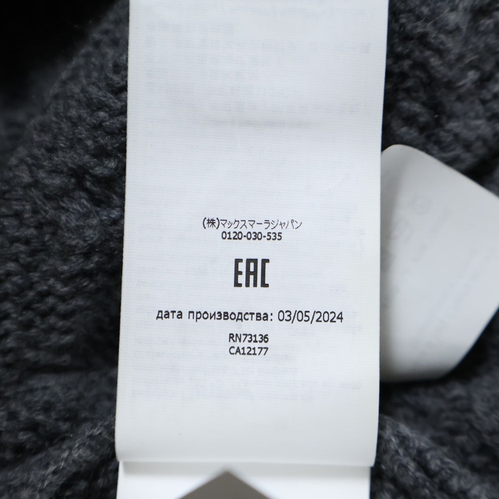 Max Mara(マックスマーラ) DRESS ARTE カシミヤ混 ウール タートルネック ニット ドレス ワンピース セーター グレー レディース 2421326033